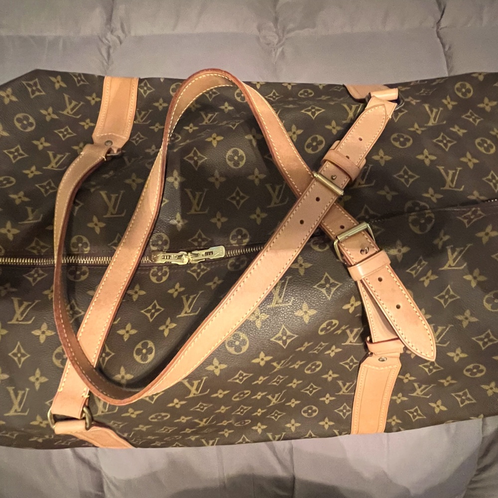 Authentic Louis Vuitton oversized travel duffel bag